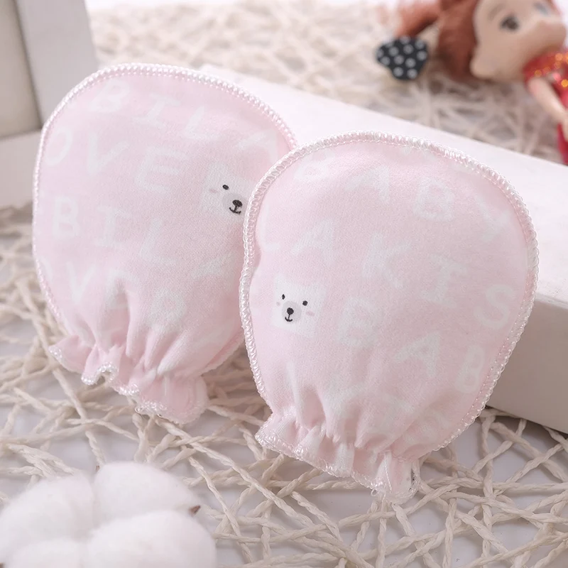 Baby Gloves Cotton Anti Scratching Newborn Protection Face Mittens Infant Accessories baby gloves