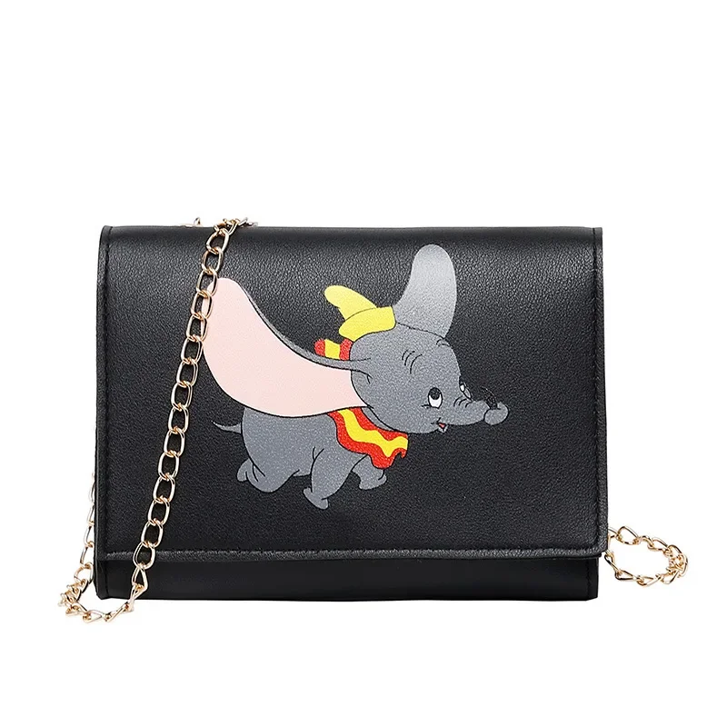 Disney Dumbo cartoon lady messenger bag shoulder pu women fashion handbag minnie shopping bag gift Mobile phone purse