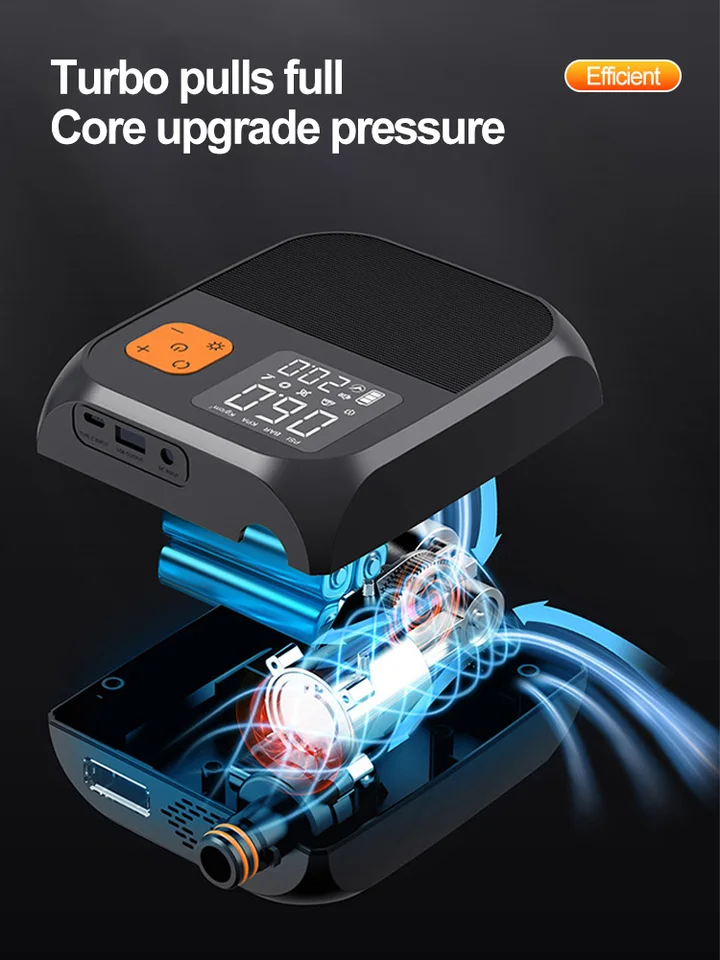 Pompe à Air électrique Portable Pour Paddle, Kayak Et équipements Gonflables - 350L/min, 25PSI, Batterie 8000mAh Rechargeable