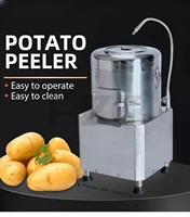 8kg 15kg 30kg Capacity Potato Cleaning Peeling Machine Carrot Cassava Taro Washing Machine Root Vegetable Cleaning Machine 2