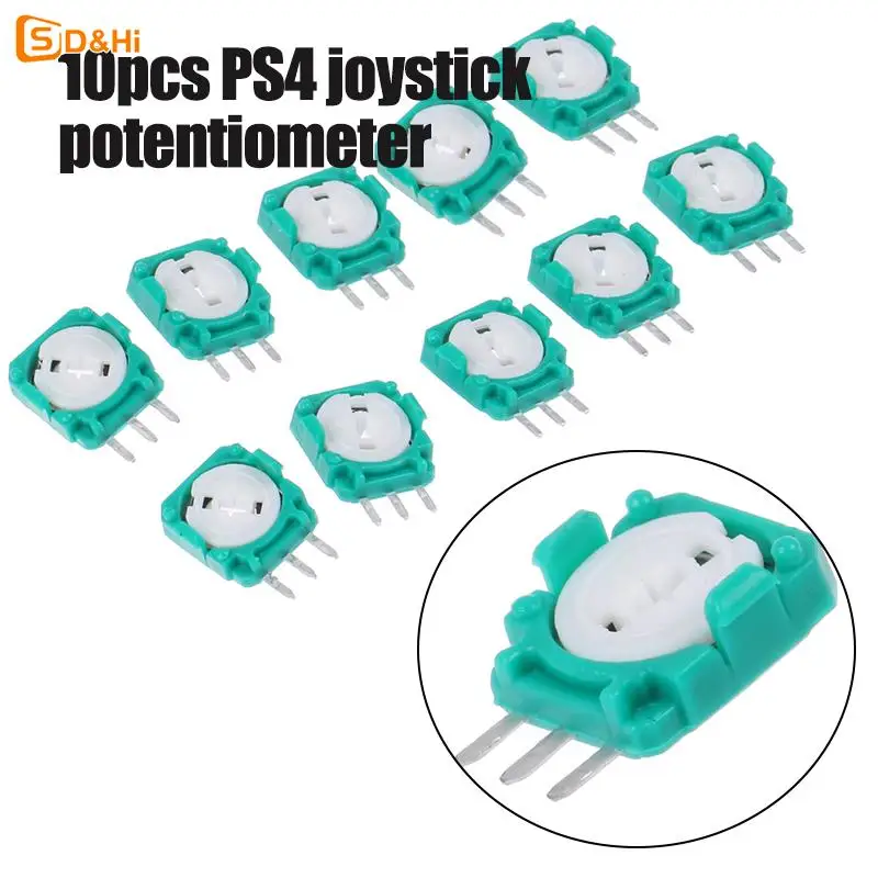 10Pcs Green Joystick Potenziometro Per Ps4 One Joystick Sostituzione Trimmer Potenziometro Sensore Parti Di Riparazione
