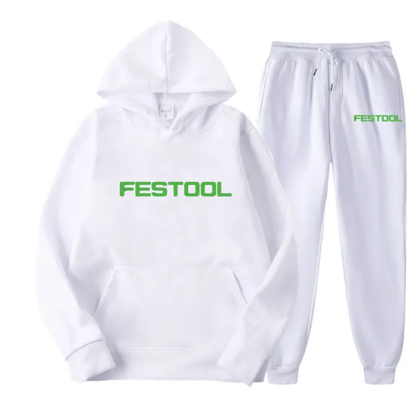 Festool Men's LSweatshirt Hoody for Men Male Suit Spring  Female Man Sets Women's Tracksuit Sportswear Hoodies + Sweatpants