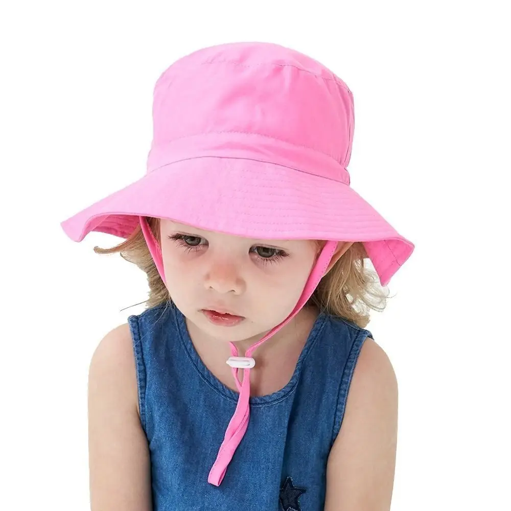 Lovely Anti UV Headwear Cotton Panama Cap Baby Accessories Infant Cap Newborn Bucket Hat Summer Baby Sun Hat Baby Beach Caps