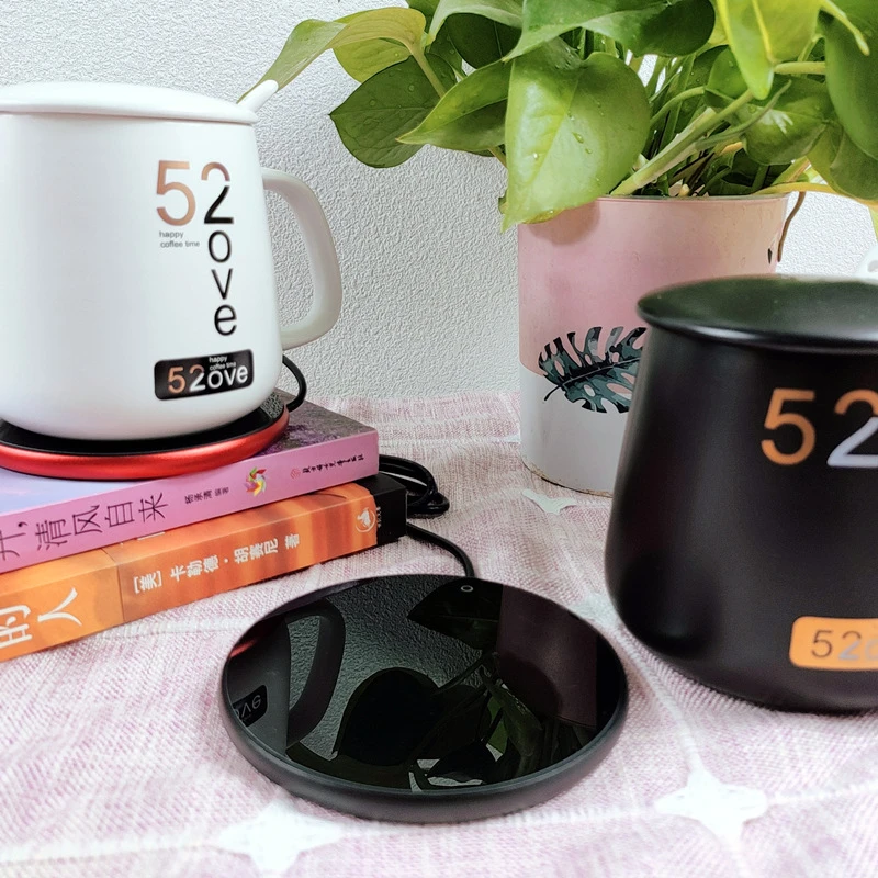 USB Heating Pad Coffee Cup Heater Mug Warmer Electic Milk Tea Water Thermostatic Coasters Cup Warmer For Home Office Desk DC 5V 3