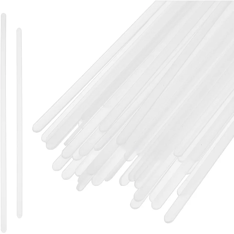 PP Plastic Boning Corset Webbing Boning 6mm Wide for Bridal Dress Bustle Handmade Craft Wedding Dresses DIY 48Pcs 7.8/9.8 inch