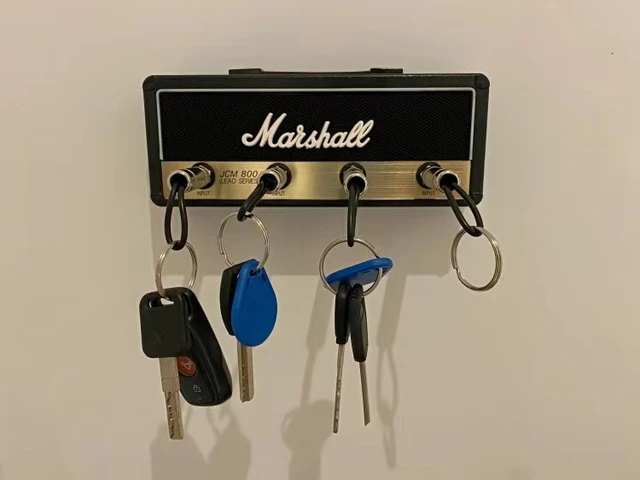 JEPlug-Porte-clés noir pour porte-clés Marshall Amp, porte-clés Fender Jack,  4 pièces - AliExpress