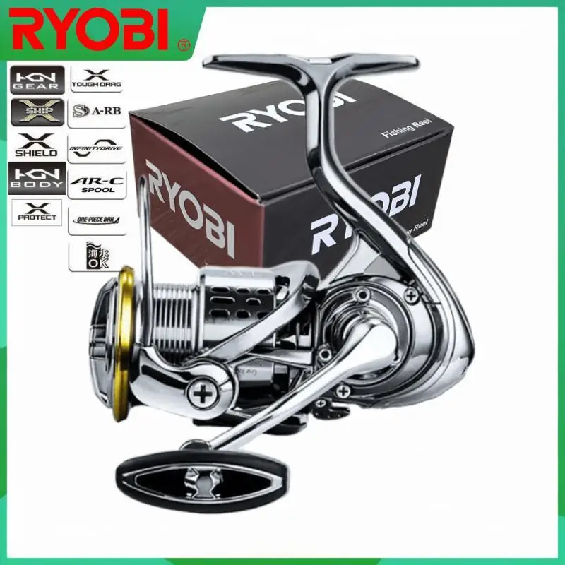 

Новинка 2024, спиннинговая катушка RYOBI серии TW, с гладким и нержавеющим подшипником 5,5: 1, рыболовная катушка с системой фрикциона, максимальная мощность 12 кг, рыболовная катушка
