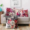 H-Hazbin HotelS Pillow Covers Cartoon Sofa Decorative Home Double-sided Printing Short Plush Cute Cushion Cover 2