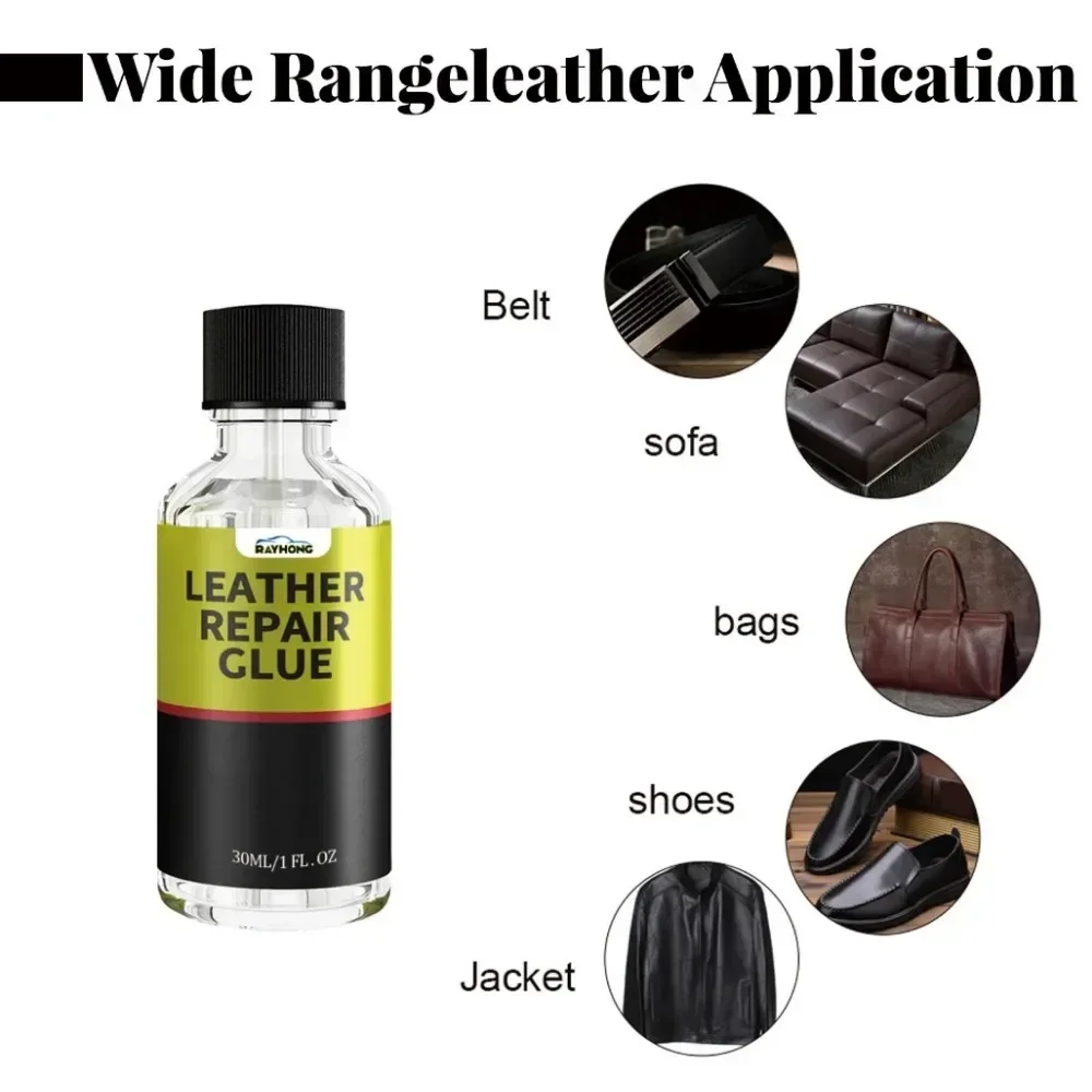 Leather Repair Gel Liquid Leather Repair Gel Skin Refurbish Tool Holes Scratch Cracks Restorer For Car Seats Sofa Jacket Purse Shoes