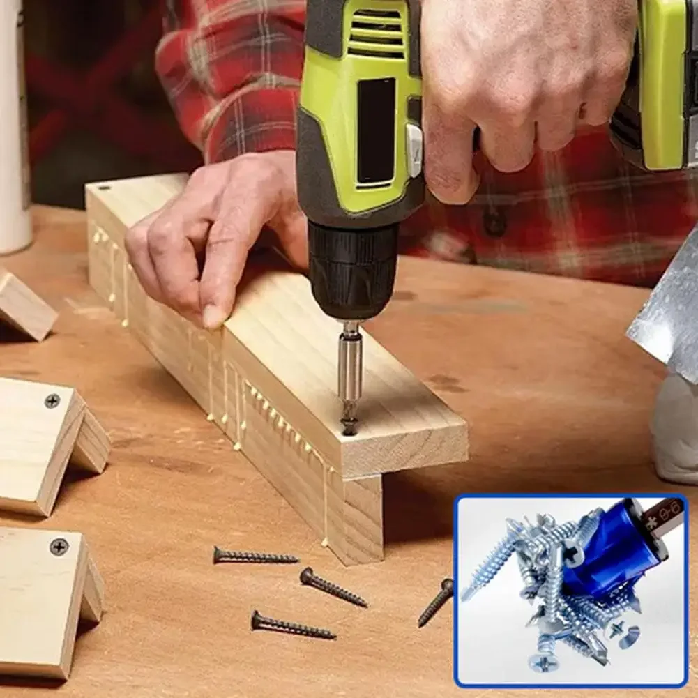 1Pc Magnetic Screw Rings Magnetized Ring Screwdriver Bits Aluminum Alloy 6.35mm Shank Screw Bit Magnetic Magnetizer