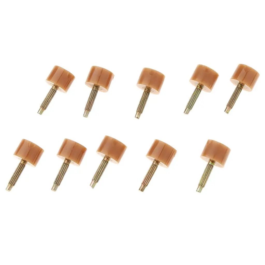 신발 수리용 하이힐 교체 팁, 작은 베이지, 3-6 팩, 10 쌍, 9mm, 10mm
