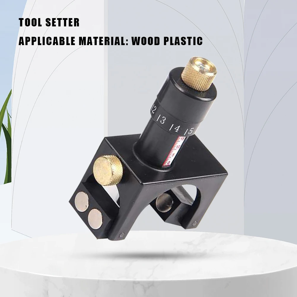 2pcs Planer Blade Regulator Adjustable Planer Blade Setter Jig Gauge Precise Positioning Alignment Guide Woodworking Setter Tool