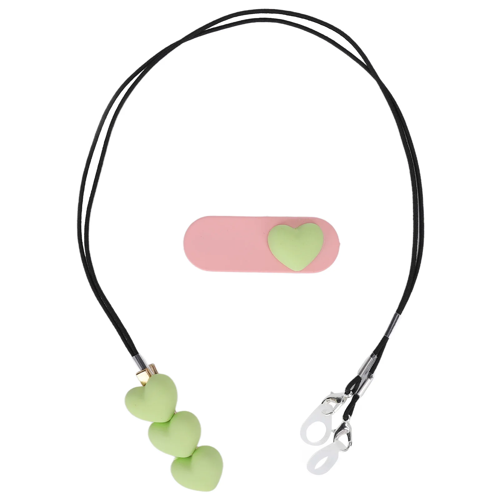 Light Green 3 Hearts