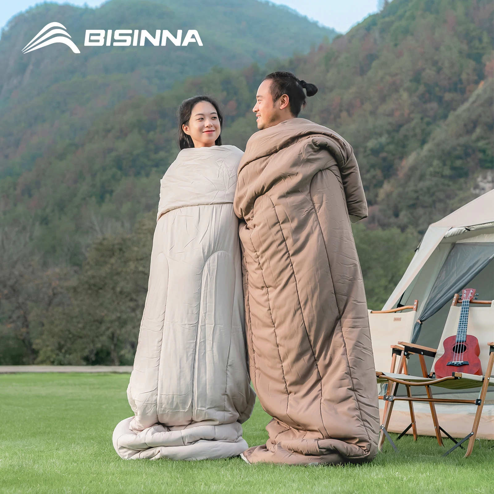 BISINNA 2 Person Camping Sleeping Bag 6