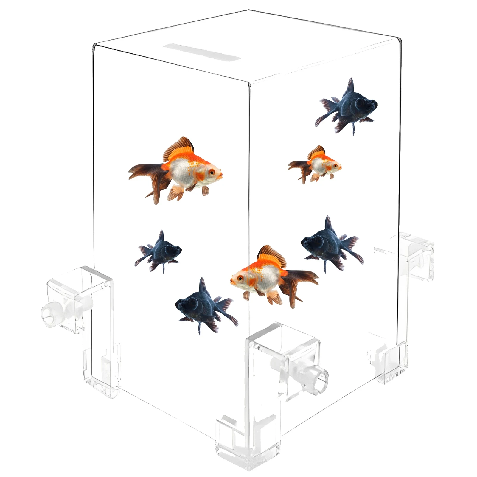 Creative Aquarium Tank Negative Pressure Fish Tank Ecological Aquascape Decoration Small Fish Beta Bowl Isolation