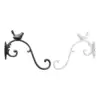 Cast Iron Bird Statue Wall Plant Hanger Length 25cm Decorative Patio Decoration 2