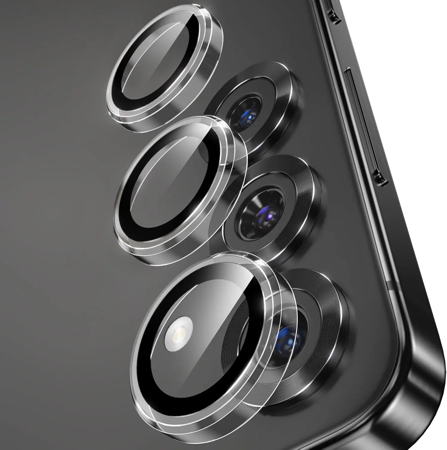 Ultra Clarity Tempered Glass Camera Lens Protector - Premium Accessory