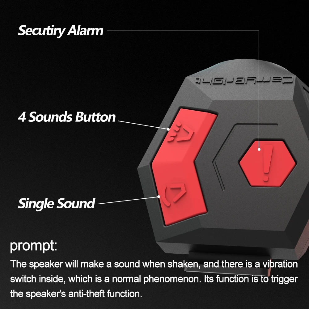 Bicycle Horn Bike Electric Horn Bell USB Rechargeable Bicycle Handlebar Cycling Alarm Ring Bell 120db Super Loud Horn Anti-theft scooter