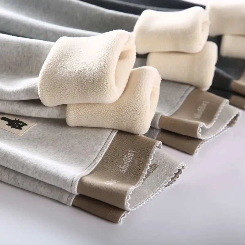 

Winter Leggings for Women Thick Lamb Cashmere Slim Pants High Waisted Plus Fleece Cotton Warm Casual Women's Leggings Outerwear