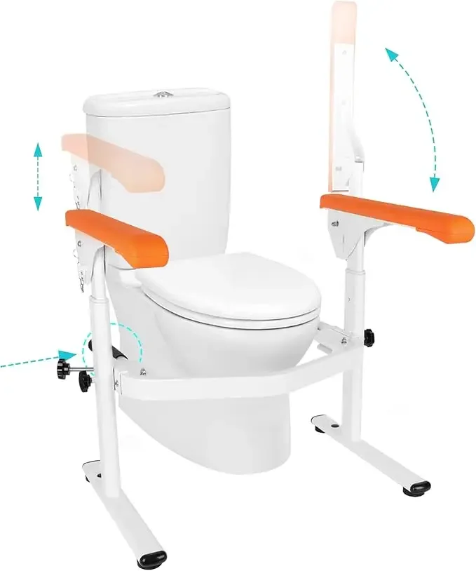 Mason Stand Along Safety Rail Heavy Duty Adjustable Bathroom Toilet Safety Rail