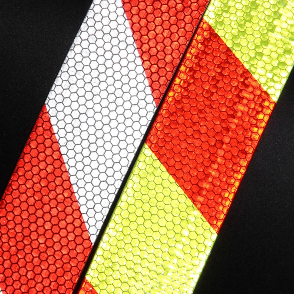 Reflective Tape Shining Reflective Safety Warning Tape Self Adhesive Twill Printing Reflective Tape for Car