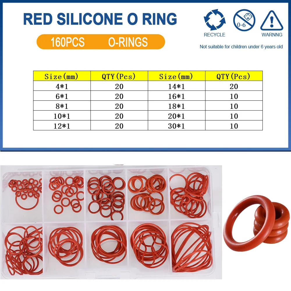High Temperature Silicone O-Ring Seal Washer
