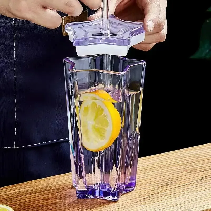 LARYVIN Lot De 2 Bocaux En Verre Avec Paille De 283,5 G