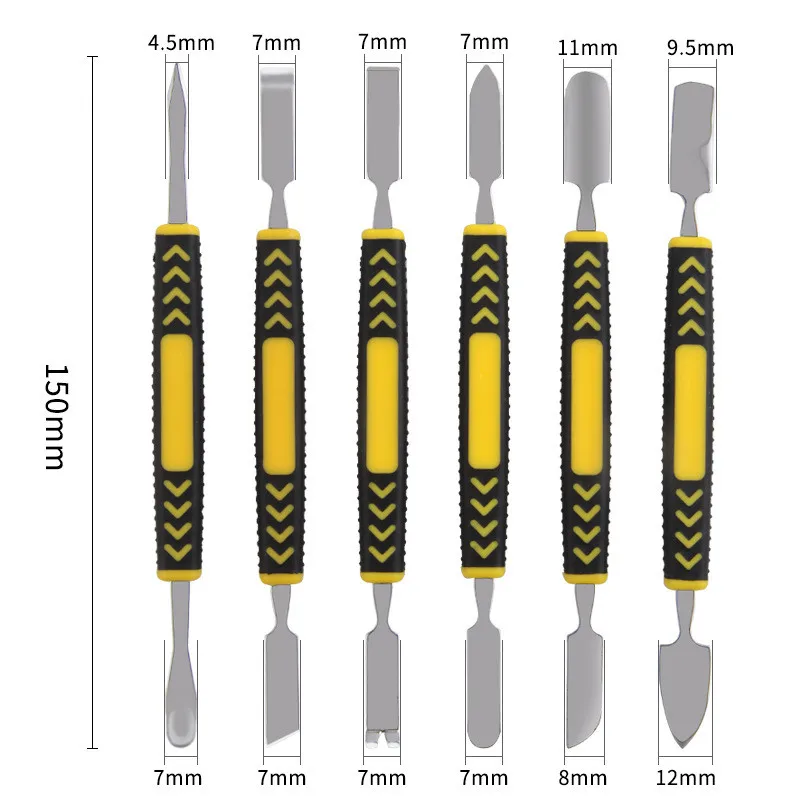 Metal Crowbar 6-Piece Set Boot Stick Mobile Phone Digital Mini Multi Home Appliance Disassemble Tool Electronic Repair Tools 5