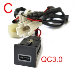 Universal Car USB Charger with PD Quick Charge and QC3.0 Technology (Single USB)