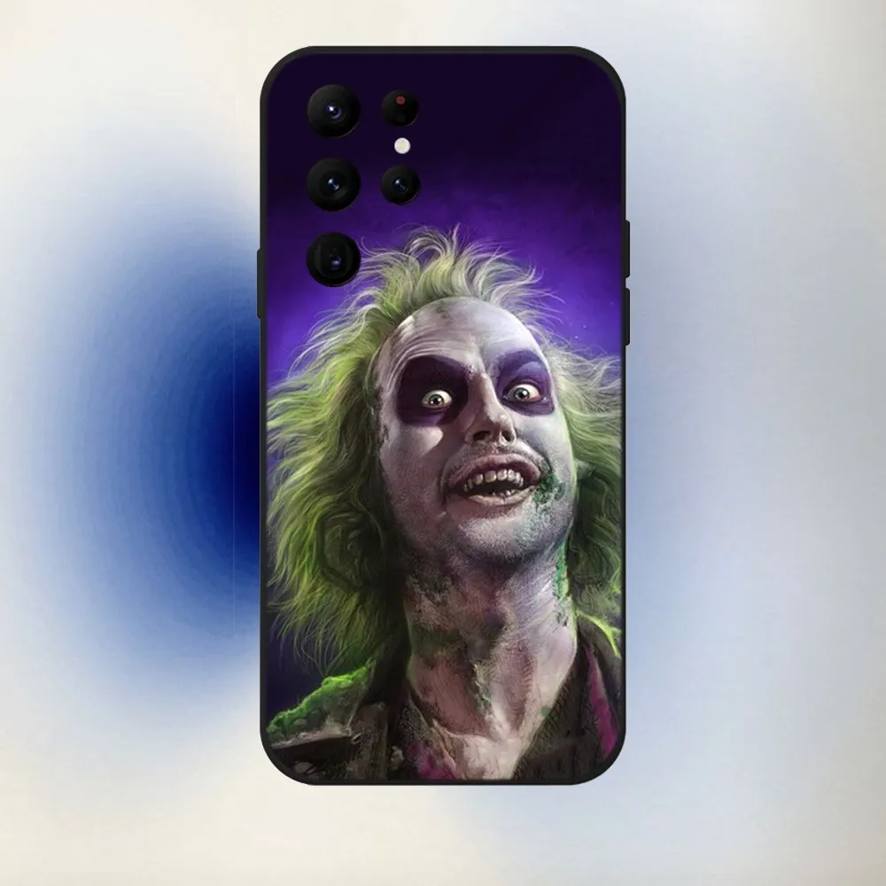 thumbnail image 1 of Movie B-BeetlejuiceS 2 Phone Case For Samsung S24,23,22,30,21,10,9,Ultra,Plus,Lite,FE,5G Black Soft Case, 1 of 5