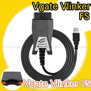 Vgate Vlinker FS elm327 ELM 327, Ford FORScan MS CAN/HS CAN obd2 스캐너 진단 장비 수리 인터페이스 튜닝 자동차