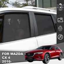 

For Mazda CX-4 CX4 2016-2021 Magnetic Car Sunshade Front Windshield Mesh Frame Curtain Baby Rear Side Window Sun Shade CX 4