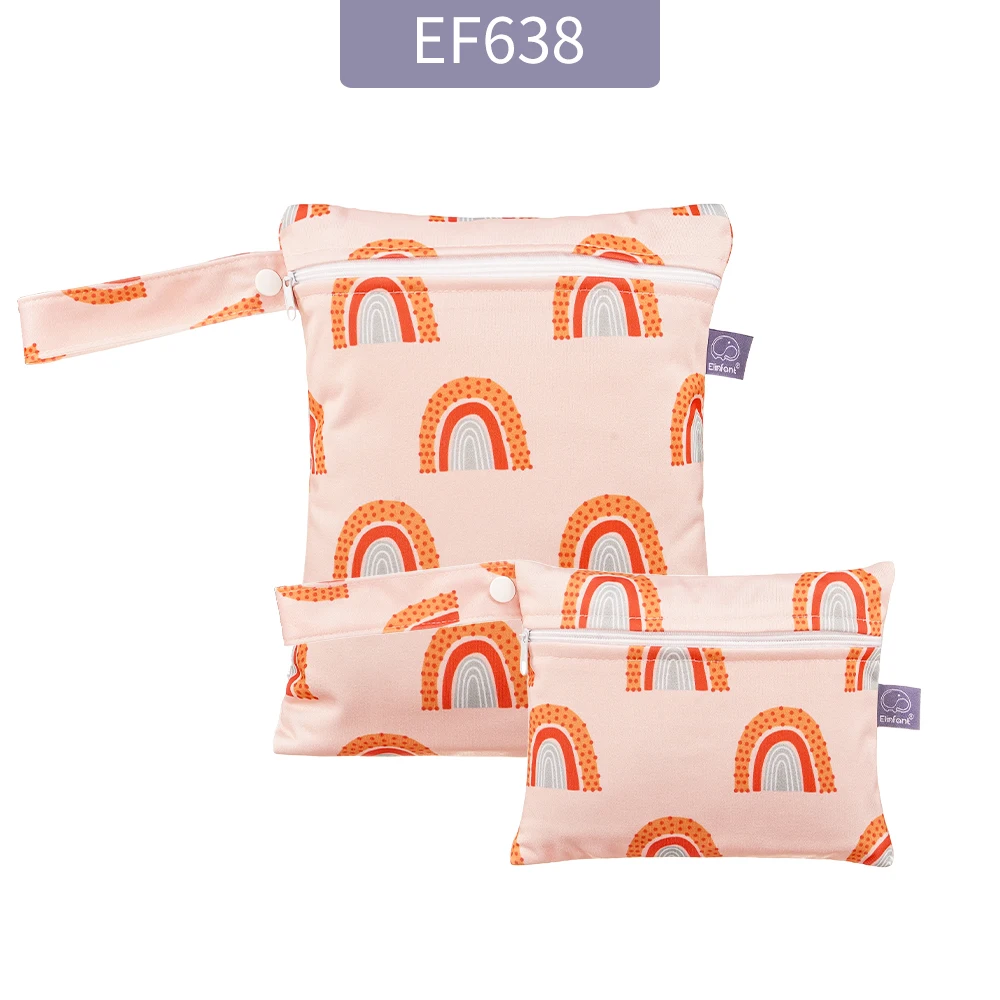 Elinfant 2-Piece Cute Waterproof Storage Bag Set