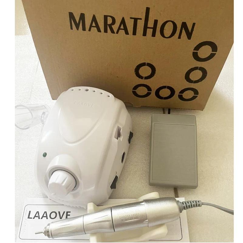LAAOVE-Champion 3 PRO 105LN Handle 35K/45K/50K Electric Nail Drill STRONG 210 Micro Motor Grinding Machine For Nail Art Tools 2