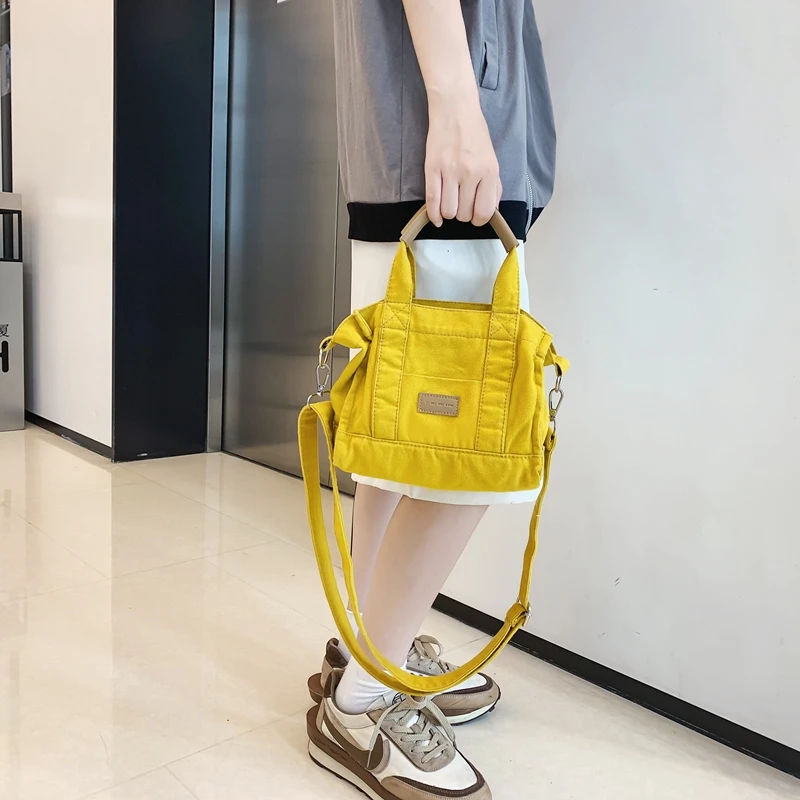 Small Canvas Tote Bags For Women 2022 Luxury Designer Handbag Casual Shoulder Crossbody Bags Eco Bag Korean Messenger Bag Y2K