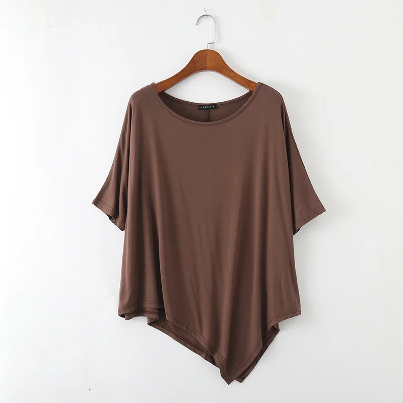 CGC Summer Women's Oversized T-shirt 2023 Harajuku Loose Tees Short Bat Sleeve Tops Simple Korean Fashion Female y2k Clothes 5