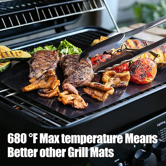 A Legtöbb 15-Pack Non-Retick Grill Szőnyeg 40*33 Cm Újrafelhasználható Sütőszőnyeg Kültéri Piknik Főzési Eszközök Grillező Lap Ea - Image 6