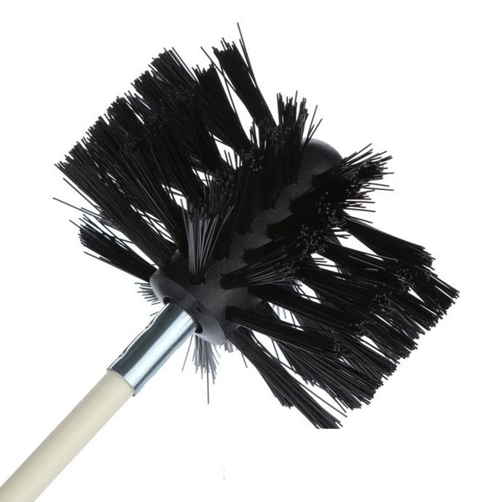 Chimney Brush 100/150mm Dryer Vent Cleaning Brush Chimney Lint Remover -=BristleHeadNylon For Chimney-= DryerPipeFireplace Clean