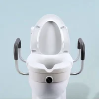 Toilet Height Increase Pad  Removable Raised Seat with Arms for Elderly and Pregnant Enhanced Bathroom Support Easy Installation 1