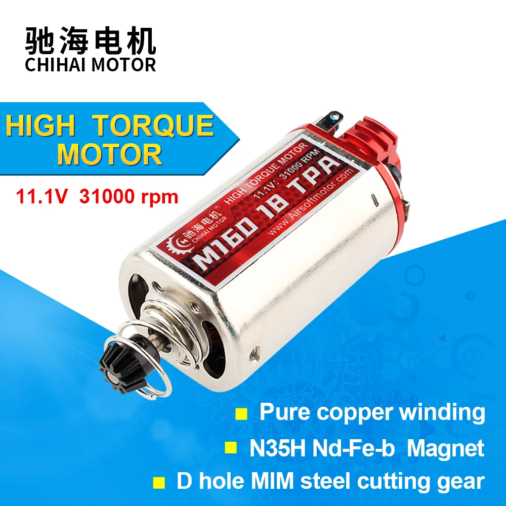 Coppia Elevata Tipo Corto 31K Aeg Motore 18Tpa T238 Titan Fire Control M160 Mosfet Motore Per Ver.3 Gearbox Gel Blaster Gun