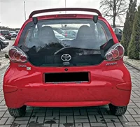 Rear Roof Spoiler V.1 For Toyota Aygo MK1 （2005-2015 ）Hatchback Black FRP Carbon Fibre  Lip Spoiler For Car Tail Wing Decoration 3
