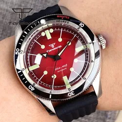 Tandorio Mechanical Automatic Watch for Men 40mm Double Domed Sapphire Crystal 20bar NH35A PT5000 Movt 120 Clicks Bezel Luminous