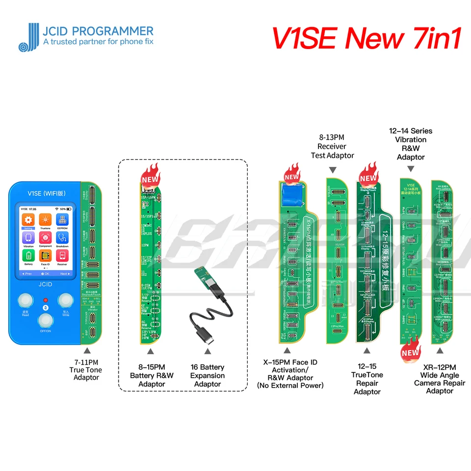 スマホアクセサリー jcid v1se JC V1SE Programmer iPhone X 11 12 13 14Series photosensitive