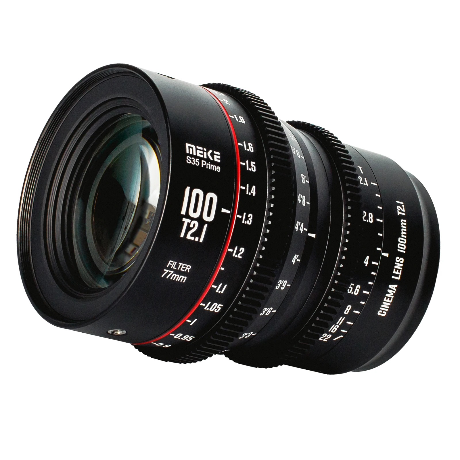 MEKE Meike 프라임 시네 렌즈, PL EF 마운트, 레드 코모도 BMPCC 6K BMPCC 6K 프로 Z CAM S6 카메라용, T2.1 슈퍼 35 S35 프레임, 100mm