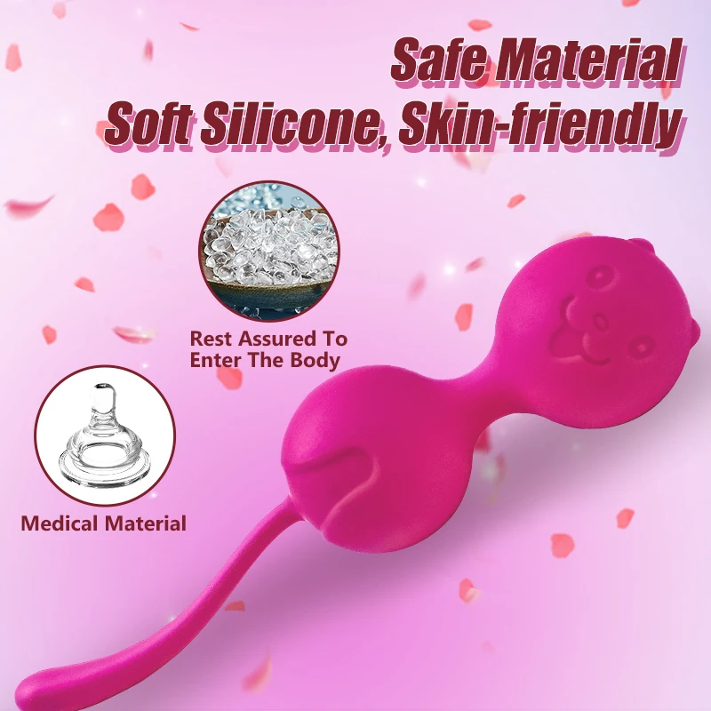 Silicone Vaginal Kegals Balls Sex Toys For Women Vagina Tighten Exercise Chinese Pelvic Floor Balls Anal Plug Muscle Trainer