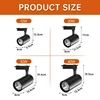 Led Track Light  Whole Set Ceiling Track Lamp 220V Rail Lighting System 20/30/40W COB Tracklight For Clothing Shop Store Home 6