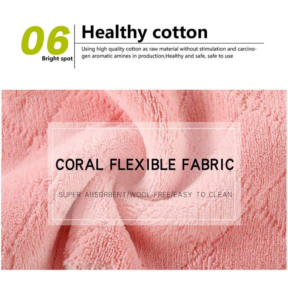 Microfiber Towel 10pcs Absorbent Kitchen Cleaning Cloth Non-stick Oil Dish Rags Napkins Tableware