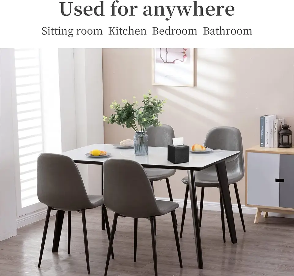 ESNY Porta Fazzoletti Rettangolare Moderno in Pelle PU,Porta Fazzoletti per Il Viso,Porta Tovaglioli,Organizer Decorativo per Bagno,Piano di Lavoro, Comodini,Scrivania E A E