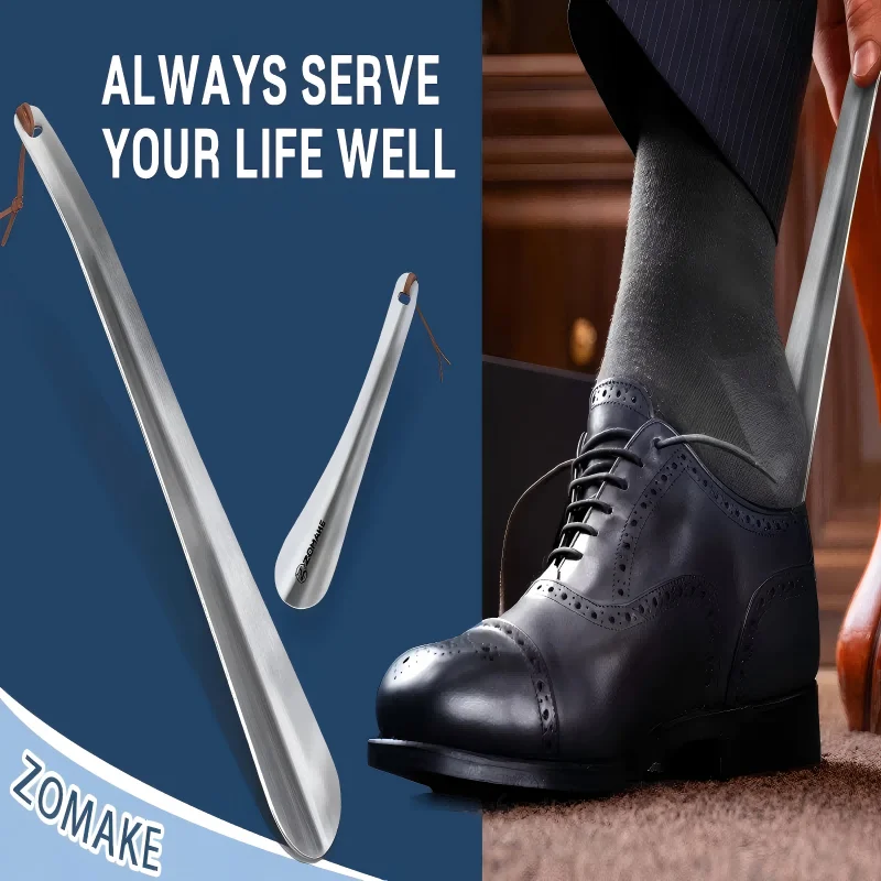 Shoe Horns 30CM Metal Long Handle Quality Stainless Steel Shoe spoon Lifter Helper Aid Tool Accessories plastic shoe horns,plastic shoe horn,shoe horn