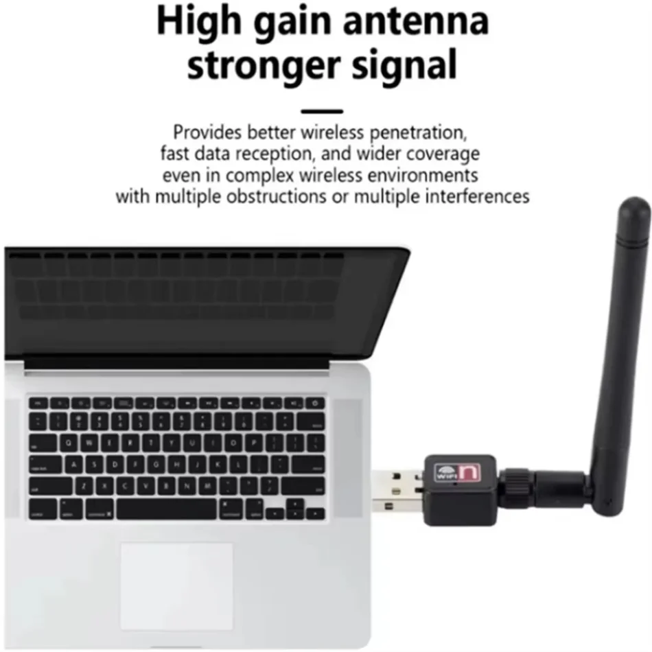 USB Wifi 어댑터 150Mbps 2.4 GHz 안테나 USB 802.11n/g/b 이더넷 Wi-fi 동글 RTL8188 PC Windows 용 무선 네트워크 카드
